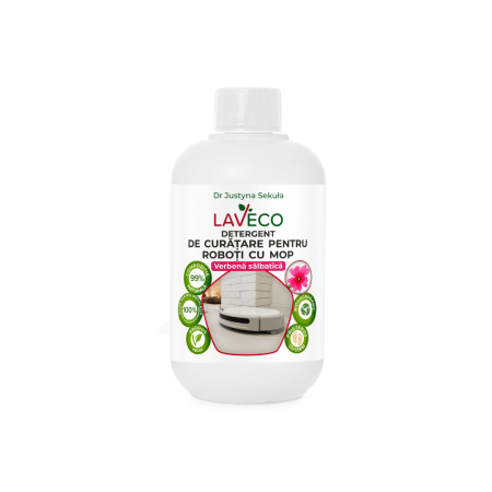 Produse BIO - Solutie concentrata Naturala de curatare  pentru robotii aspirator cu Mop verbana salbatica -0.5 l (100 spalari)-LavEco