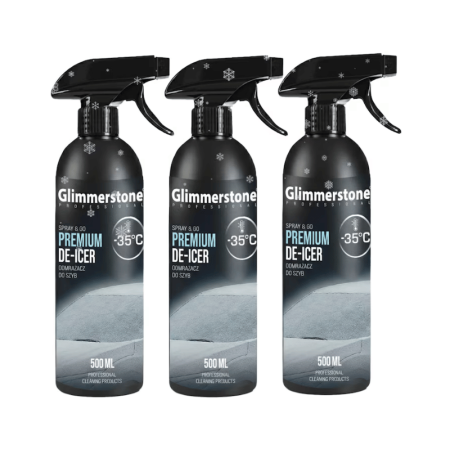 Produse pentru masini - Solutie dezghetat geamuri rapid, Glimmerstone, set 3x500ml, -35C, profesional
