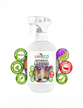 Solutie Naturala de curățare baie – bergamotă și verbena – 0,5 l-LavEco [1]