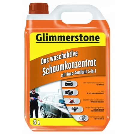 Spuma activă pentru spălare auto Glimmerstone, 5L, pentru mașini, motociclete, efect de degresare, fără efect dăunător [1]