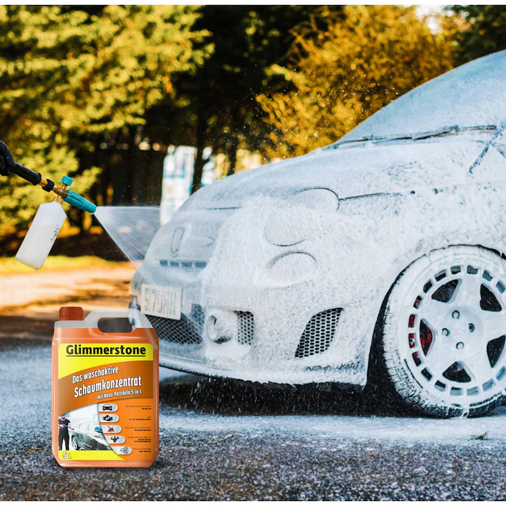 Spuma activă pentru spălare auto Glimmerstone, 5L, pentru mașini, motociclete, efect de degresare, fără efect dăunător [5]
