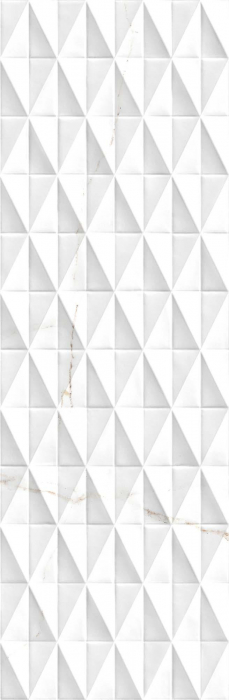 Faianta rectificata tip marmura Marble Atena Diamond White 3390, 24.40X74.40, alb, 1.10mp/cut [4]