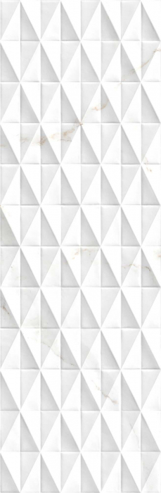 Faianta rectificata tip marmura Marble Atena Diamond White 3390, 24.40X74.40, alb, 1.10mp/cut [3]