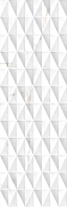 Faianta rectificata tip marmura Marble Atena Diamond White 3390, 24.40X74.40, alb, 1.10mp/cut [2]