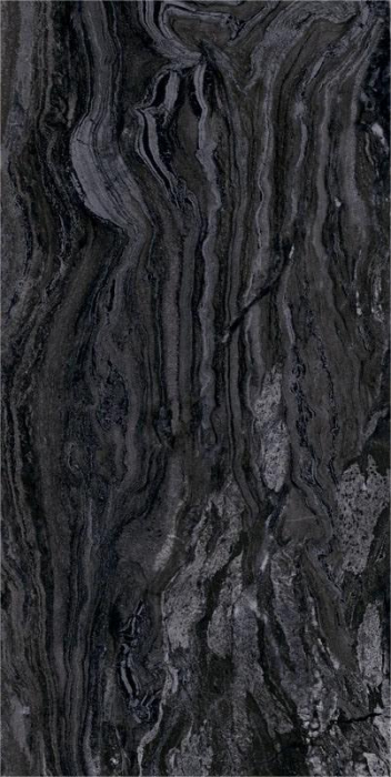 Faianta rectificata tip marmura, Nobile Anthracite 4942, 30X60cm, gri, antracit [4]
