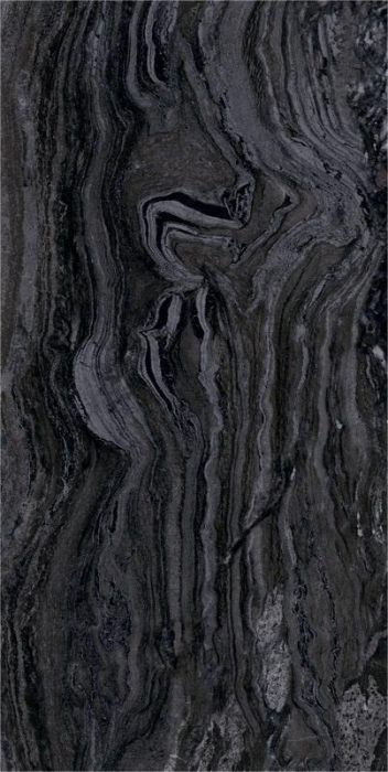 Faianta rectificata tip marmura, Nobile Anthracite 4942, 30X60cm, gri, antracit [2]