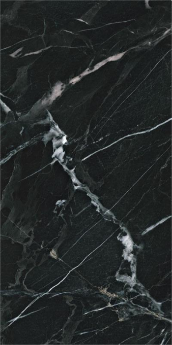 Faianta rectificata tip marmura, Vertus Black 4941, 30X60cm, negru [5]