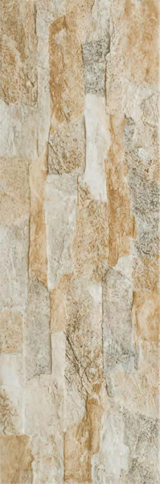 Faianta rectificata tip piatra, Aragon Brick 45x15 cm, bej, finisaj mat [2]