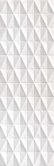 Faianta rectificata tip ciment Cemento Perla Diamond White 3395, 24.40X74.40, alb, 1.10mp/cut [4]