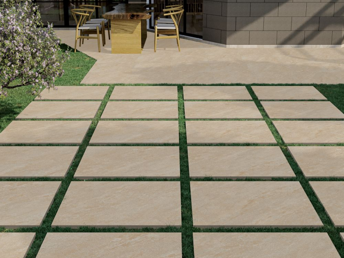 Gresie exterior 2 cm Dakota Beige 1 60x60 Outdoor bej, 0.73mp/cut [3]