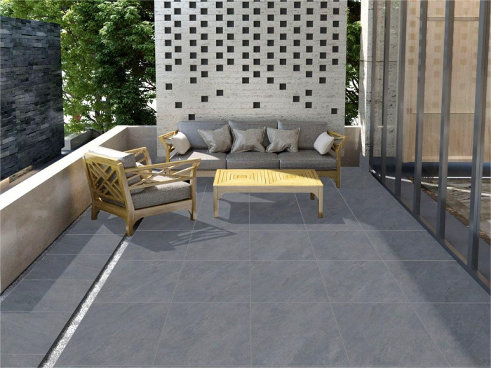 Gresie exterior 2 cm Dakota Grey 1 D. 60x60 Outdoor gri, 0.73mp/cut [3]