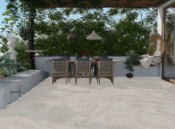 Gresie exterior 2 cm Sg Rasa Beige 1 60x60 Outdoor bej, 0.73mp/cut [3]