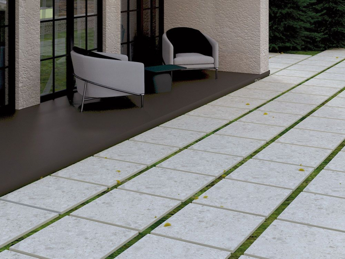 Gresie exterior 2 cm Sg Terrazzo Light 1. Outdoor gri, 0.73mp/cut [2]
