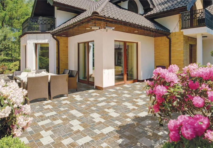 Gresie portelanata exterior tip piatra Grecia Port 6035-0241-4001, 33x33 cm, multicolor, finisaj mat [3]