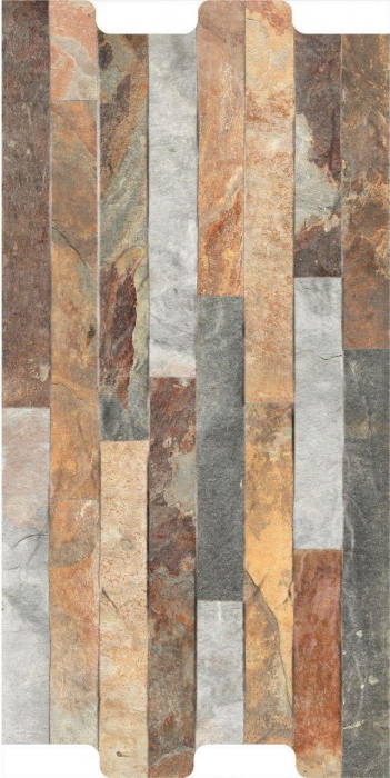 Gresie portelanata exterior tip piatra, Rodeno Mix, 23X46 cm, mix [2]