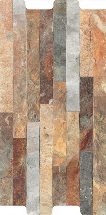 Gresie portelanata exterior tip piatra, Rodeno Mix, 23X46 cm, mix [3]
