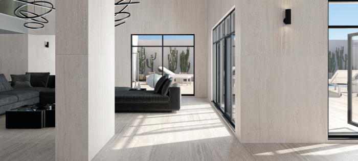Gresie portelanata, Liceo White Mate 60×120 cm, alb, finisaj mat [2]