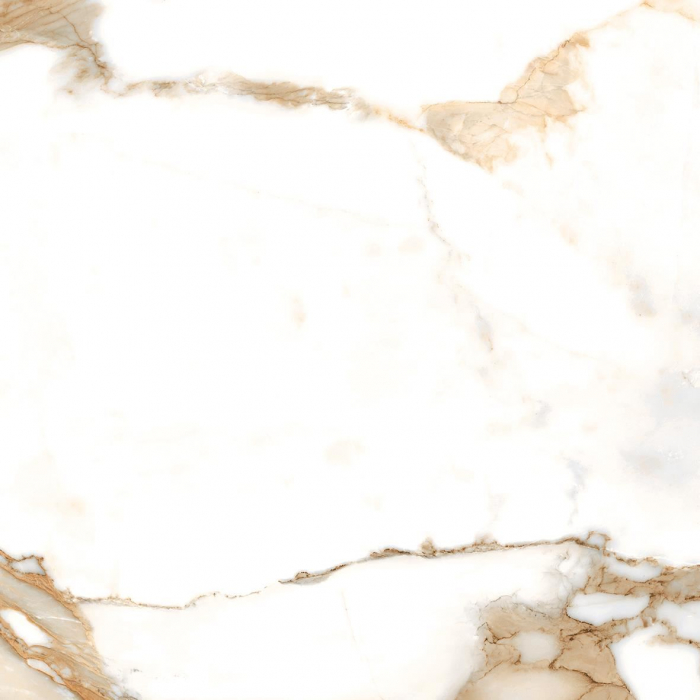 Gresie portelanata tip marmura, Valeria Oro, 60.8x60.8 cm, alb, auriu, finisaj lucios [5]