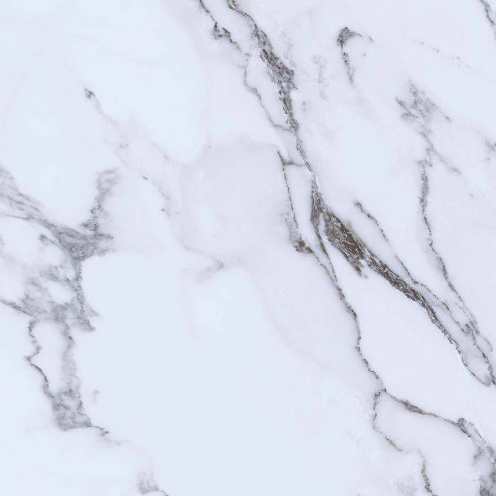 Gresie portelanata tip marmura Statuario White 6355, 45x45 cm, alb, albastru [4]