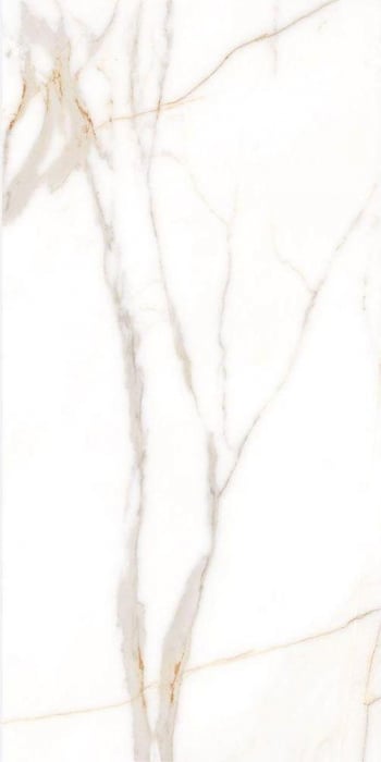 Gresie portelanata tip marmura Venecia 60x120 cm alb, auriu, finisaj lucios [4]