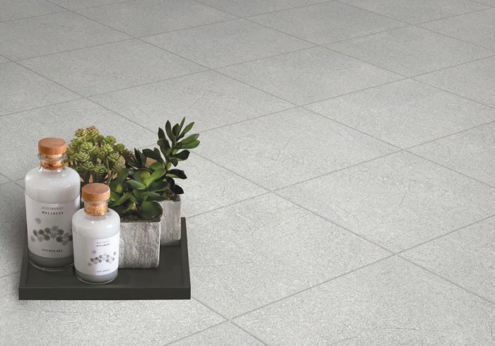 Gresie portelanata tip ciment, Pearl 6046-0402-4001, 45x45 cm, gri, finisaj mat [2]