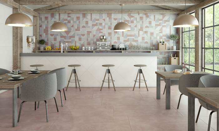 Gresie rectificata Oasis Cotto 2404, 60x120 cm, caramiziu, finisaj mat [5]