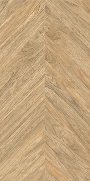 Gresie rectificata portelanata tip lemn, Tilia Chevron Brown 3637, 60x120 cm, maro, finisaj mat [5]