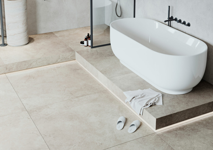 Gresie rectificata tip ciment, Tacoma Silver, 60x60cm gri, finisaj mat [3]