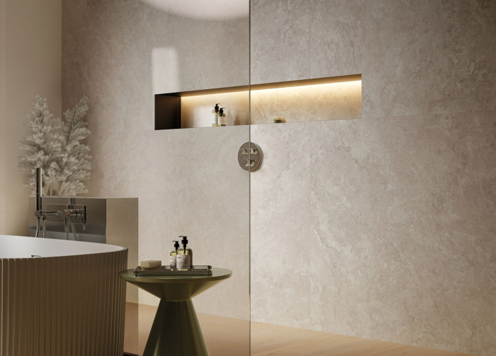 Gresie rectificata, tip lemn, Neosimple Light Beige, 59.7x119.7 cm, maro, finisaj mat [4]