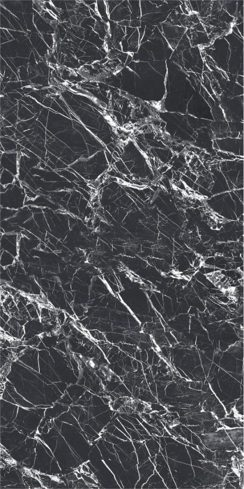 Gresie portelanata tip marmura, Rosata Black Dark High Glossy 60x120, negru, finisaj lucios [3]