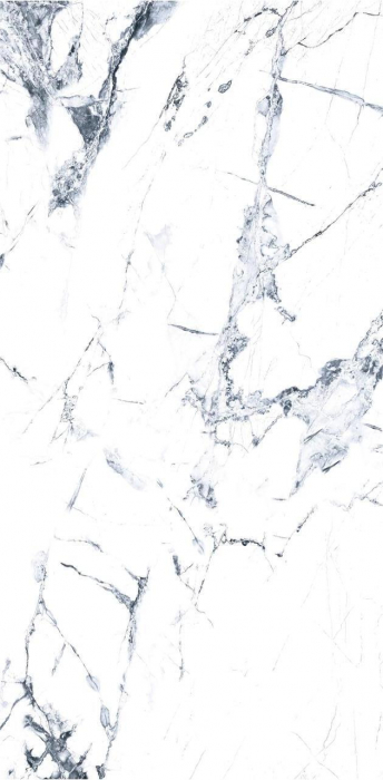 Gresie rectificata tip marmura Invisible Gray 60620410, 60x120 cm alb, albastru, finisaj lucios [4]