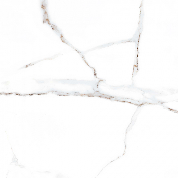Gresie portelanata tip marmura Delphi White 6208, 45x45 cm, alb, finisaj lucios [3]