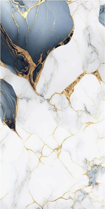 Gresie rectificata tip marmura, Gs Atomic Blue Glossy Carving, 60x120cm, albastru, finisaj lucios [3]