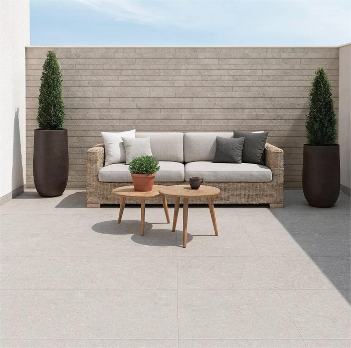 Gresie rectificata, tip piatra Fontana Gray 26420210, 60x120 cm, gri, finisaj mat [2]