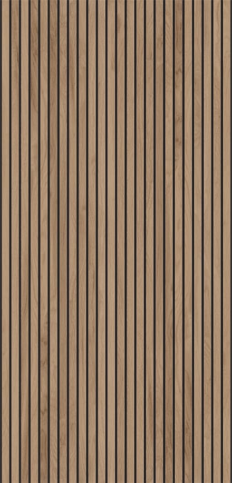 Gresie rectificata portelanata, tip riflaj lemn, Sagano Noce Dark Line 90491411, 60x120 cm, maro, finisaj mat [3]