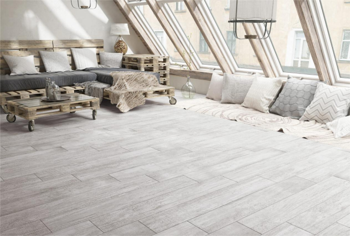 Gresie tip lemn, Alboran Grey 6447, 120.2x20.4 cm, gri, finisaj mat [6]