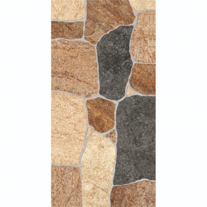 Gresie tip piatra, Fenix Mix 9103A11, 30.3x60.6 cm, portelanata, bej, maro, finisaj mat, 1.85mp/cut [2]