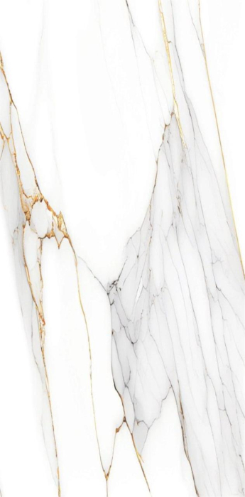 Gresie tip marmura, Devise White 60x120 cm, alb, finisaj lucios [1]