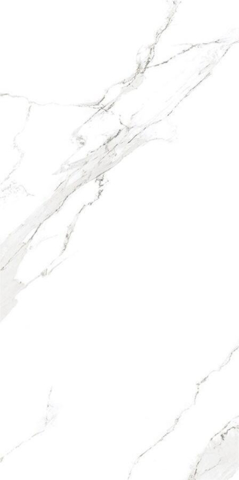 Gresie rectificata tip marmura, Pearl Statuario Glossy Carving, 60x120cm, alb, finisaj lucios [4]