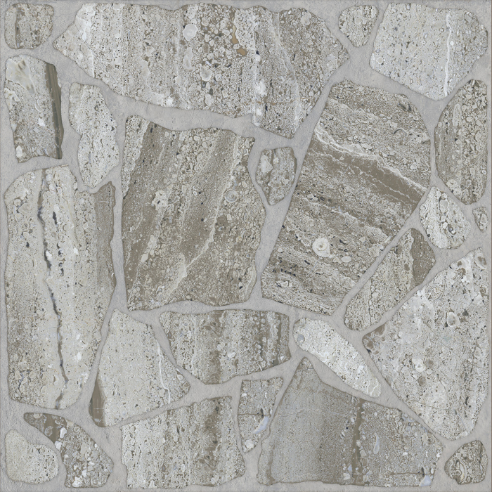 Gresie tip piatra, Debris Grey 9741 33.3x33.3 cm, portelanata, gri, finisaj mat [3]