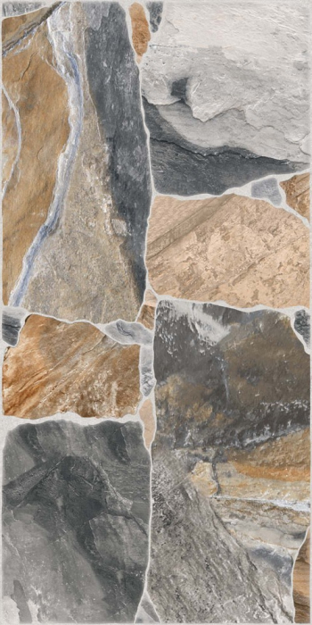 Gresie tip piatra, Riverstone Mix 3693 30x60 cm, portelanata, mix, finisaj mat [3]