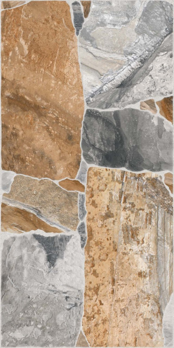 Gresie tip piatra, Riverstone Mix 3693 30x60 cm, portelanata, mix, finisaj mat [4]