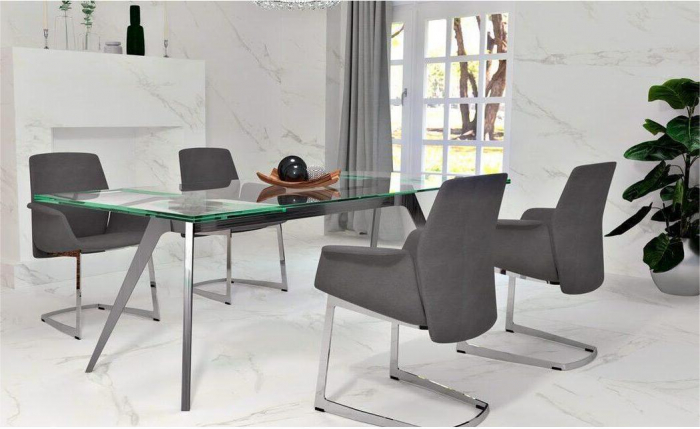Lastra - Gresie portelanata XXL rectificata tip marmura Always Natural, 120x260 cm, alb, finisaj lucios [3]