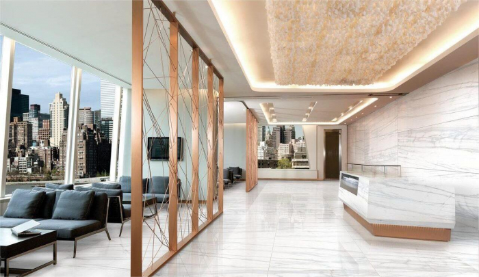 Lastra - Gresie portelanata XXL rectificata tip marmura Venato White, 120x260 cm, alb, finisaj lucios [2]