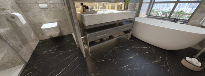 Parchet SPC Stone 5mm, Botticino Dark ST-808 30.5x61 cm, clasa 31 [3]