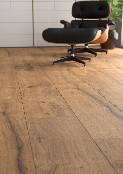 Pardoseala SPC Kronospan Rocko 5 mm, Clove R124, 1210x295 mm, clasa 34 [2]