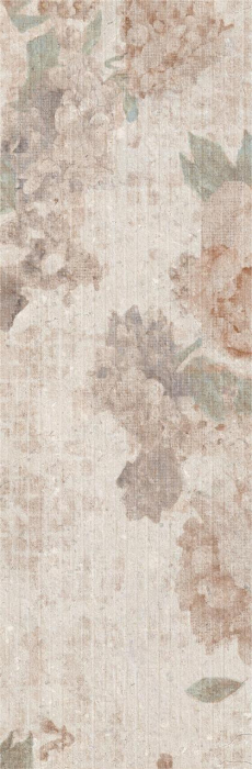 Piesa decorativa rectificata tip tapet, Nature Flowers Natural 4891, 30x60 cm, culoare mix [5]