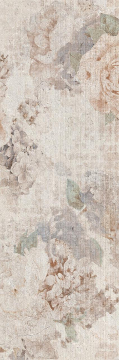 Piesa decorativa rectificata tip tapet, Nature Flowers Natural 4891, 30x60 cm, culoare mix [4]