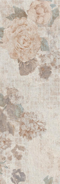 Piesa decorativa rectificata tip tapet, Nature Flowers Natural 4891, 30x60 cm, culoare mix [2]