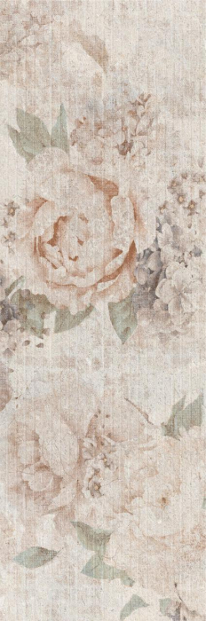 Piesa decorativa rectificata tip tapet, Nature Flowers Natural 4891, 30x60 cm, culoare mix [3]